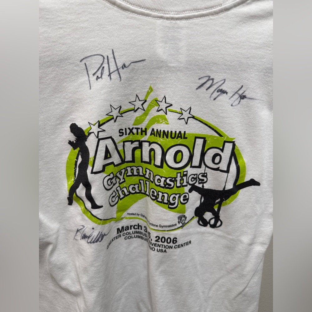 Arnold Classic Gymnastics Challenge T-Shirt with signatures